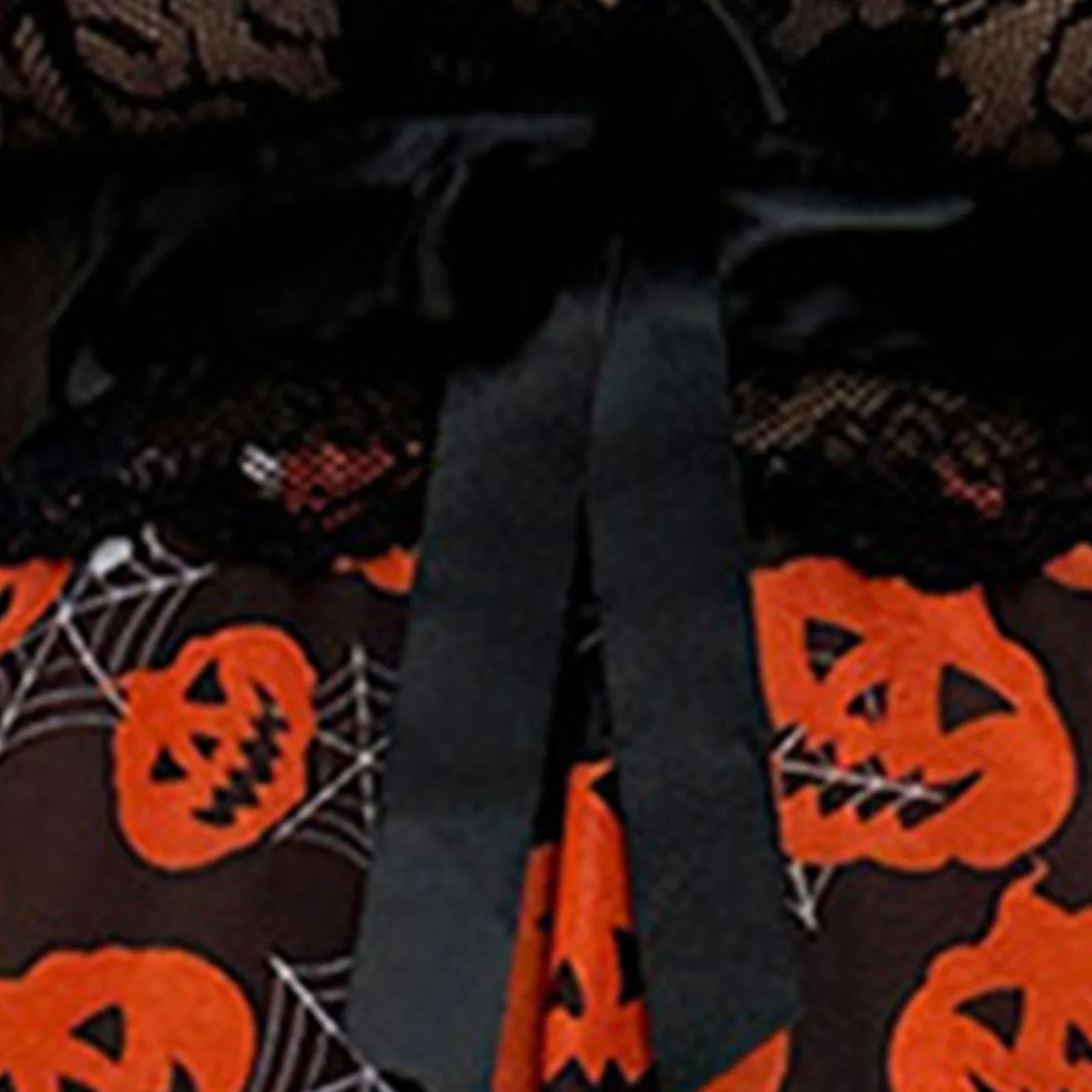 Pumpkin Print Sexy Nightdress For Women