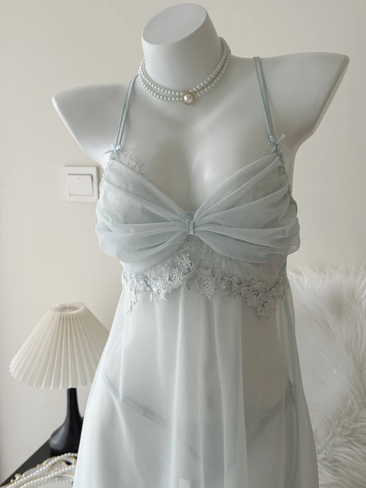 Romantic Pure Desire Nightgown Set (Dress and Panty)