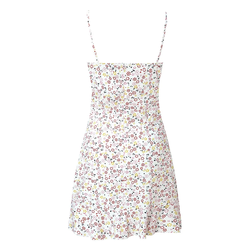 Casual Small Floral Camisole Skirt